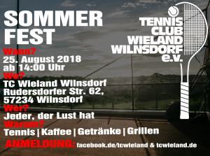 Sommerfest @ Anlage TC Wieland